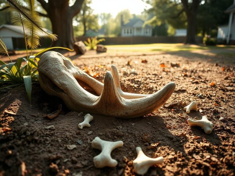 Flick International Complete mastodon jaw partially unearthed in a New York backyard