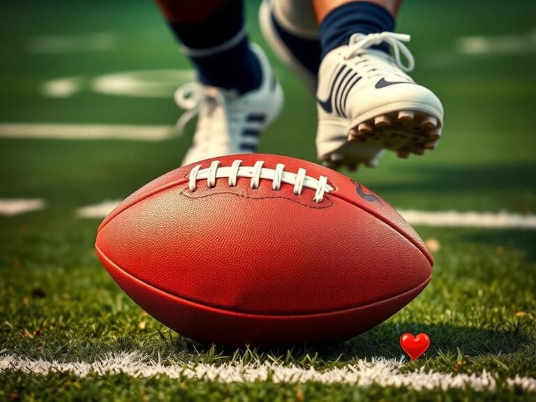 Flick International Close-up of a vibrant football on lush green turf with a pair of cleats in action, symbolizing speed and athleticism.