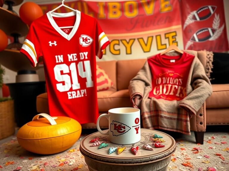 Flick International Vibrant Super Bowl game day scene featuring Taylor Swift fan essentials