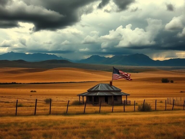 Flick International Abandoned farmhouse in the South African countryside representing Afrikaner farmers' struggles