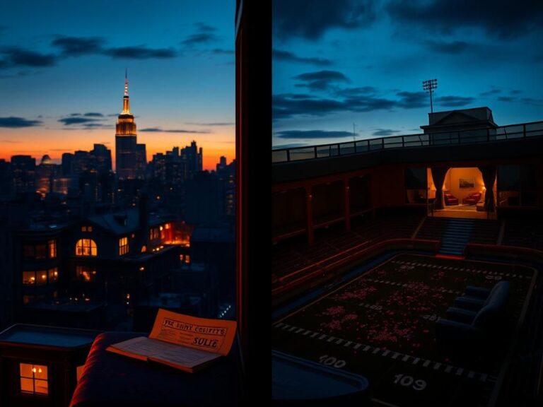 Flick International Dusk cityscape of New York City illustrating friendship complexities