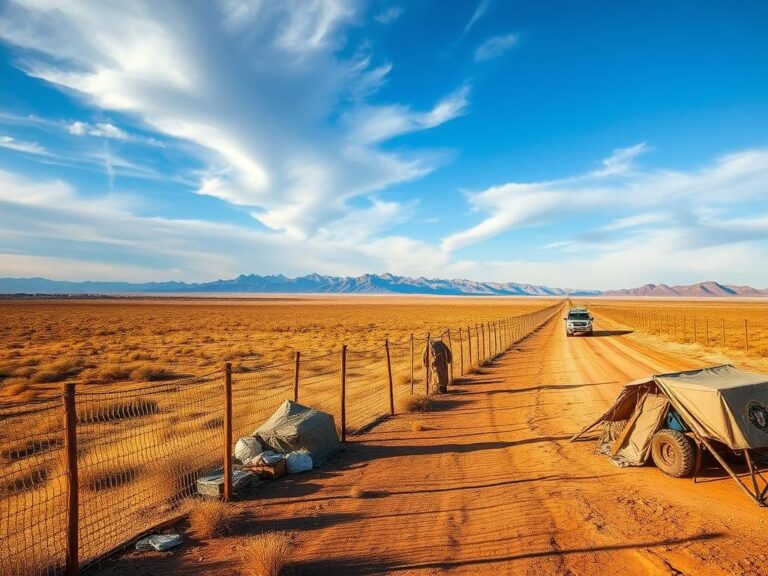 Flick International A sprawling Texas landscape with rugged fencing symbolizing border security