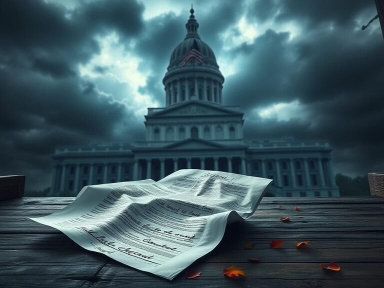 Flick International Dark clouds over the New York State Capitol reflecting political turmoil