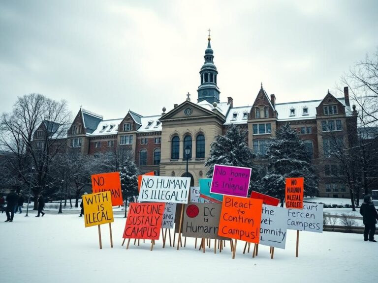 Flick International University of Minnesota students protesting for sanctuary campus