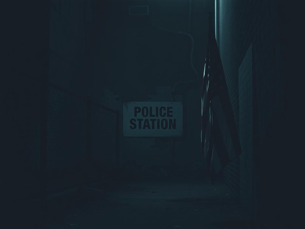 Flick International Dimly lit urban alleyway symbolizing the serious themes of immigration and crime