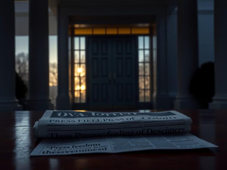 Flick International Close-up view of the resolute doors of the Oval Office with shadows and architecture