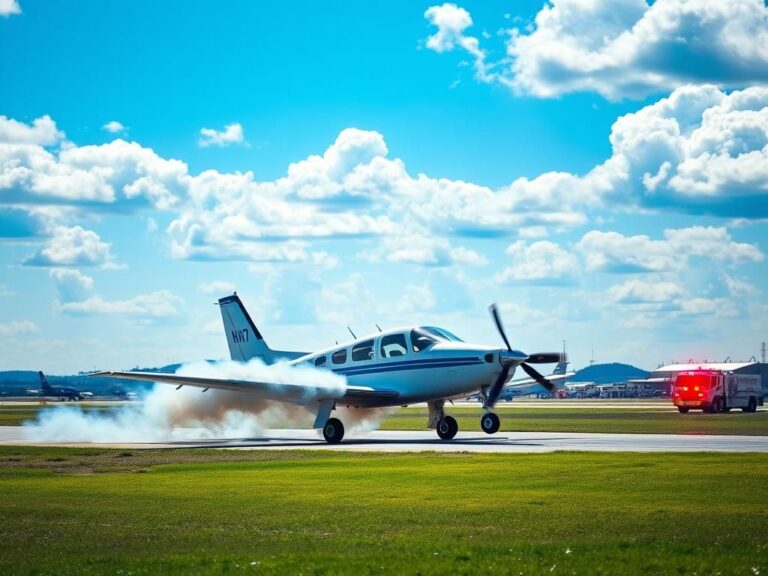 Flick International Small airplane on fire at air show in Texas