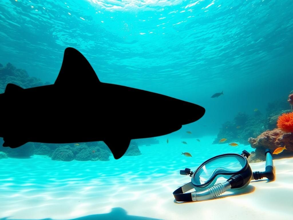 Flick International Underwater scene of a shark in the vibrant waters of Turks and Caicos