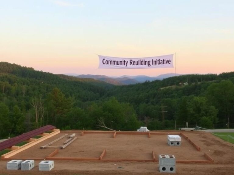 Flick International Tranquil North Carolina landscape depicting rebuilding efforts after Hurricane Helene