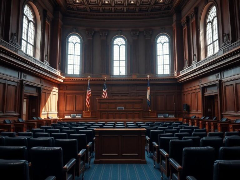 Flick International Interior of the Ninth Circuit Court of Appeals with grand architecture