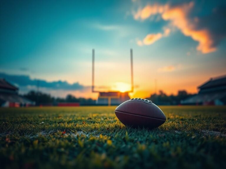 Flick International A football on a grassy field symbolizing potential and opportunity after Super Bowl LIX defeat