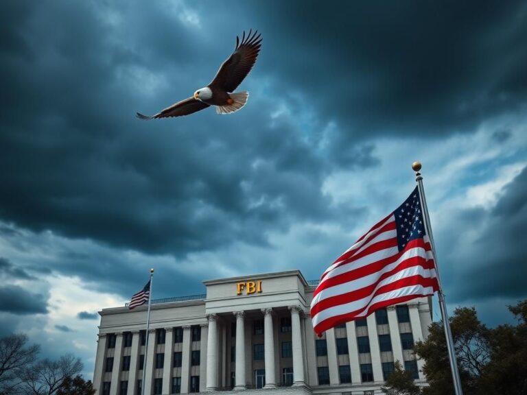 Flick International A powerful view of the FBI headquarters in Washington, D.C. with a dramatic sky