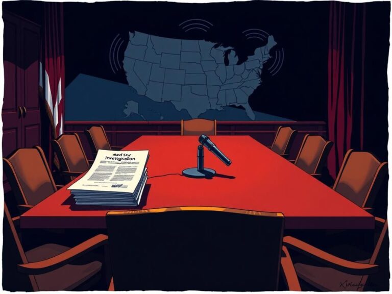 Flick International Illustration of a closed-door meeting room with a focus on political discussions