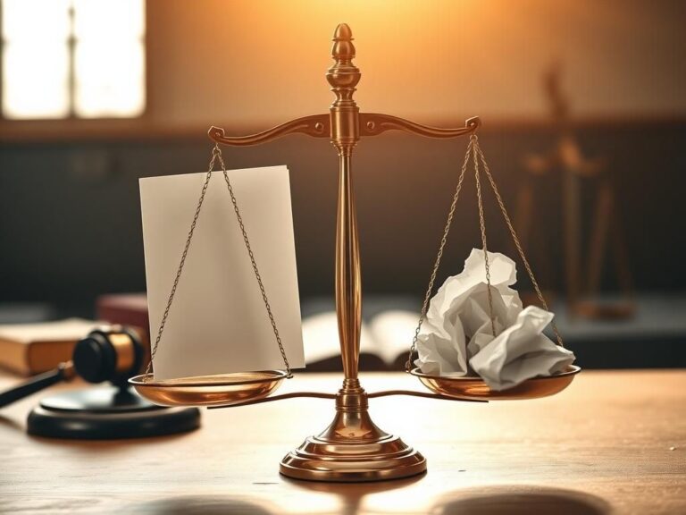 Flick International Close-up view of a balanced scale representing justice in a courtroom setting