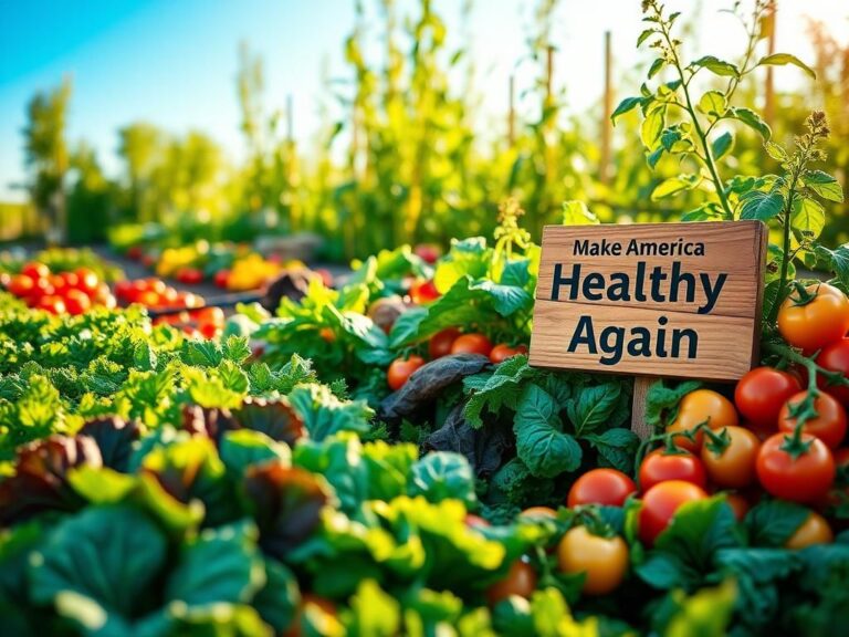 Flick International Vibrant garden scene featuring colorful vegetables and herbs promoting healthy eating