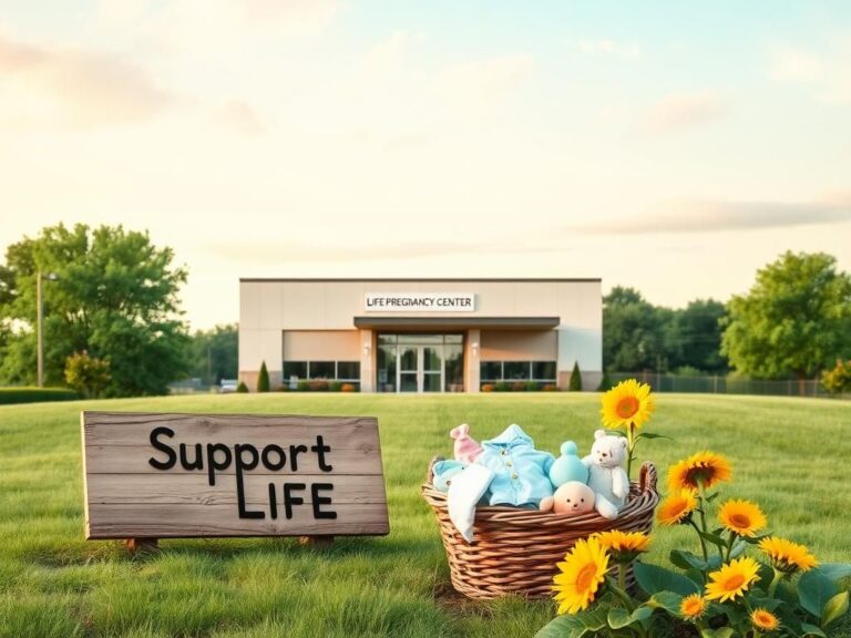 Flick International Modern pro-life pregnancy center in rural Missouri with supportive community elements