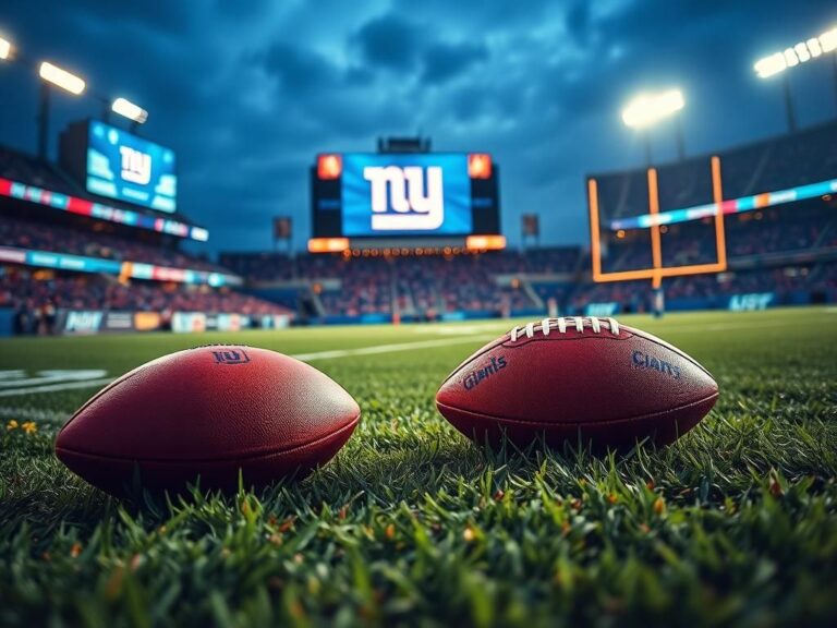 Flick International Close-up of a football with orange and blue cleats on a vibrant football field.