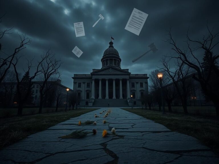 Flick International Ominous sky over the Oregon State Capitol symbolizing legislative tension