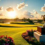 Flick International Lush golf course scene at TPC Sawgrass celebrating Rory McIlroy's victory