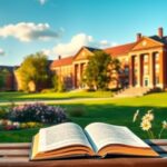 Flick International A serene campus scene at Harvard University with iconic brick buildings and lush green lawns.