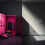 Flick International A divided locker room showcasing contrasting spaces for girls and exclusion