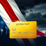 Flick International Gold card symbolizing citizenship against American flag backdrop