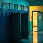 Flick International School locker room scene representing the intersection of privacy and inclusivity in education