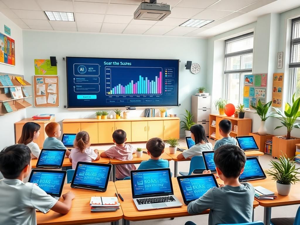 Flick International Classroom featuring AI technology to enhance student learning