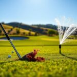 Flick International Adam Hadwin slamming his golf club in frustration at the Valspar Championship