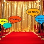 Flick International Vibrant red carpet scene with colorful speech bubbles illustrating playful conversation