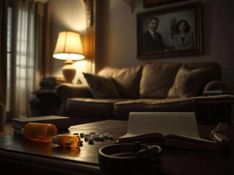 Flick International Somber interior of a nostalgic living room in Santa Fe, New Mexico