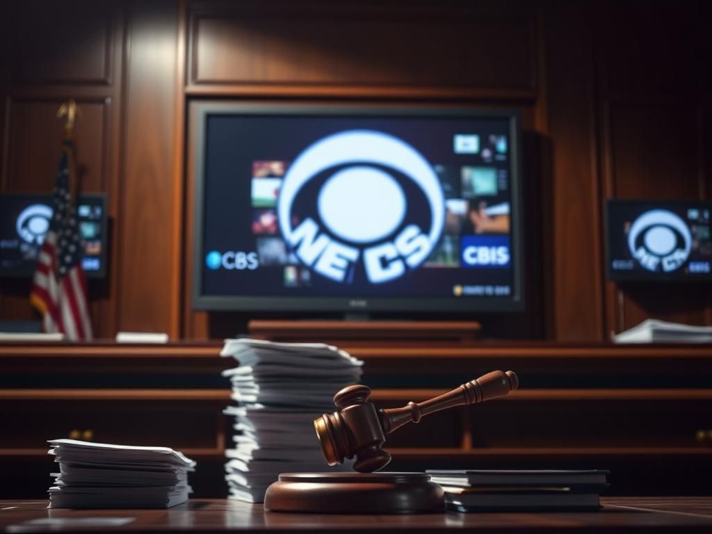 Flick International Courtroom scene with judge's bench and legal documents