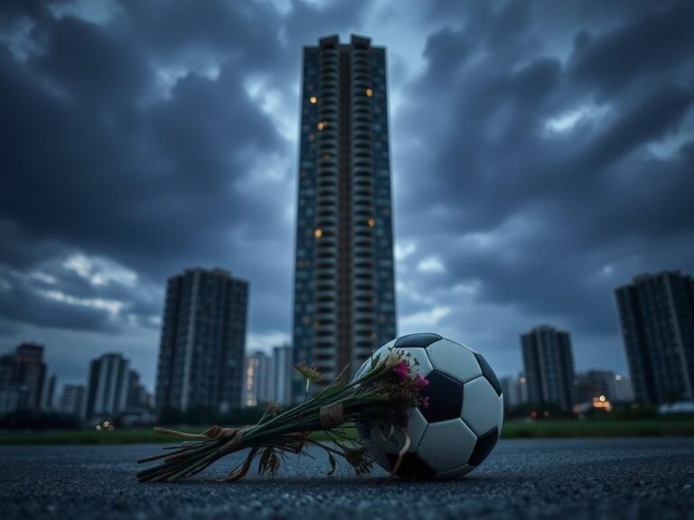 Flick International Tall residential building where Aaron Boupendza tragically fell from the 11th floor in China