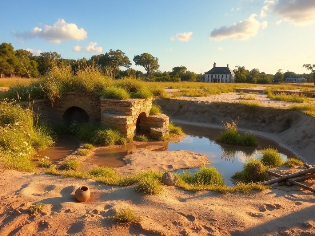 Flick International Archaeological excavation site showcasing remnants of Florida's British past