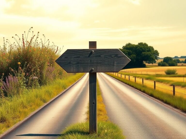 Flick International A symbolic image of a split road representing differing political paths