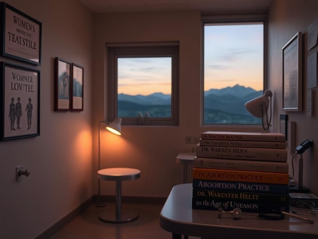 Flick International A serene and empty medical clinic room representing Dr. Warren Hern's legacy