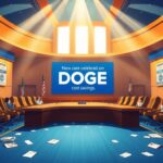 Flick International A vibrant conference room filled with applause as Elon Musk departs from DOGE role