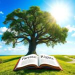 Flick International Serene Florida landscape with an oak tree, symbolizing parental guidance and rights