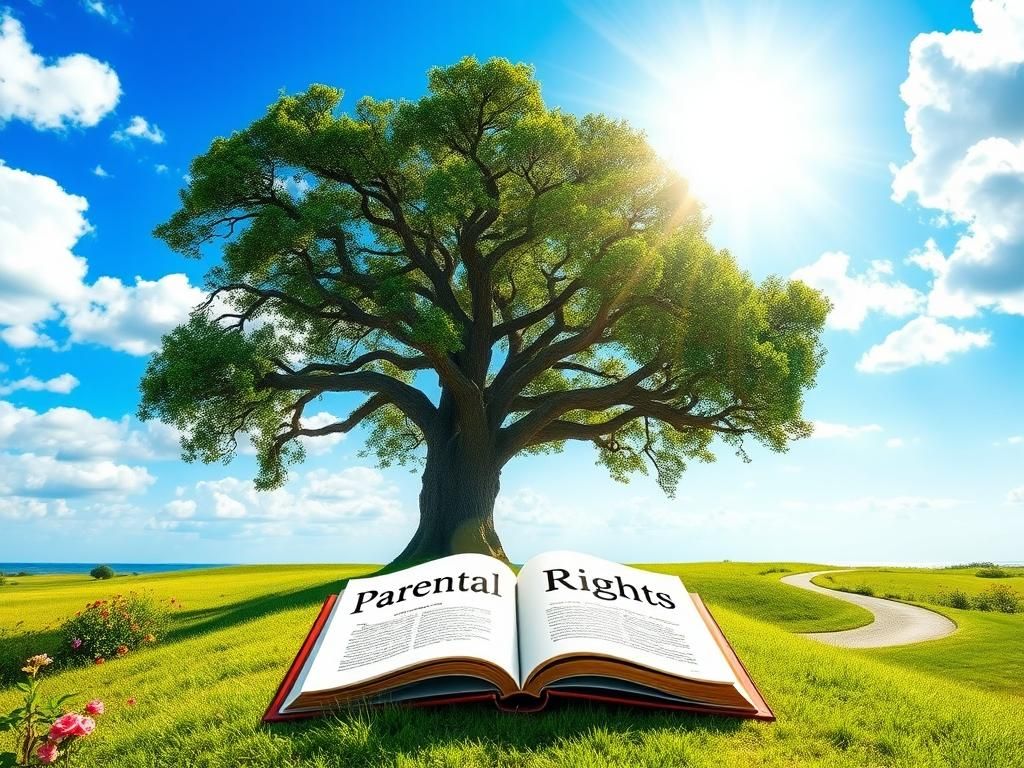 Flick International Serene Florida landscape with an oak tree, symbolizing parental guidance and rights
