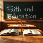Flick International A serene classroom setting symbolizing faith-based education