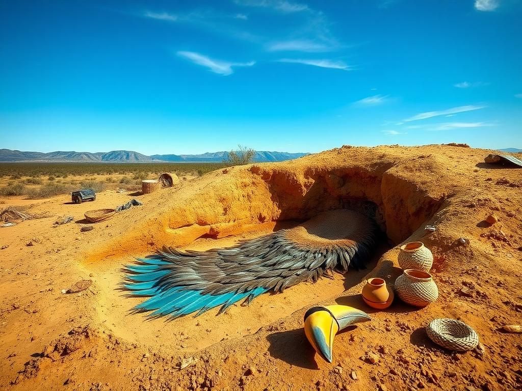 Flick International Archaeologists uncovering a 5,000-year-old tomb of a high-status woman in Peru