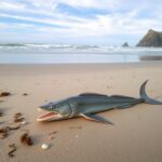 Flick International Odd-looking longnose lancetfish washed ashore on an Oregon beach