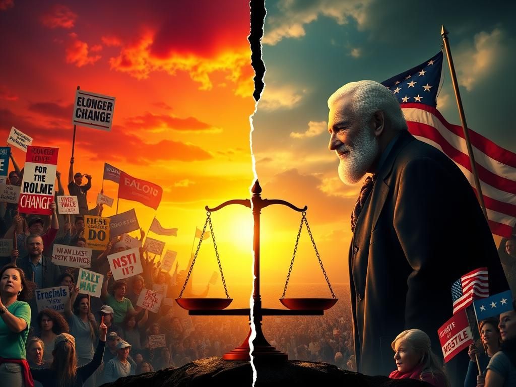 Flick International Dramatic representation of a youthful progressive movement clashing with traditional political ideals