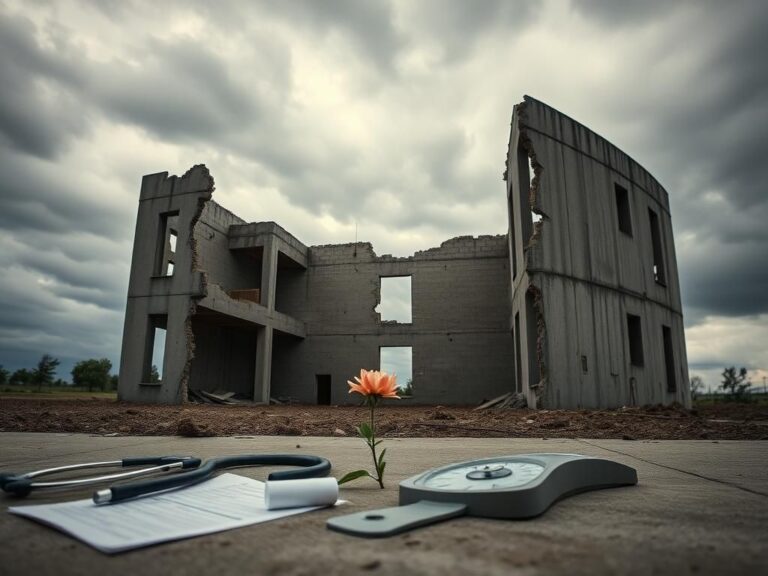 Flick International Abandoned building symbolizing the uncertainty of gender dysphoria treatments for youth