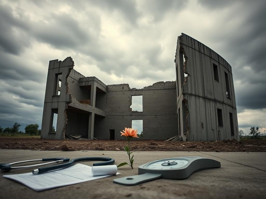 Flick International Abandoned building symbolizing the uncertainty of gender dysphoria treatments for youth