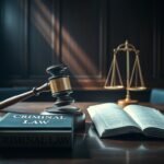 Flick International A dramatic courtroom scene with a gavel and scales of justice
