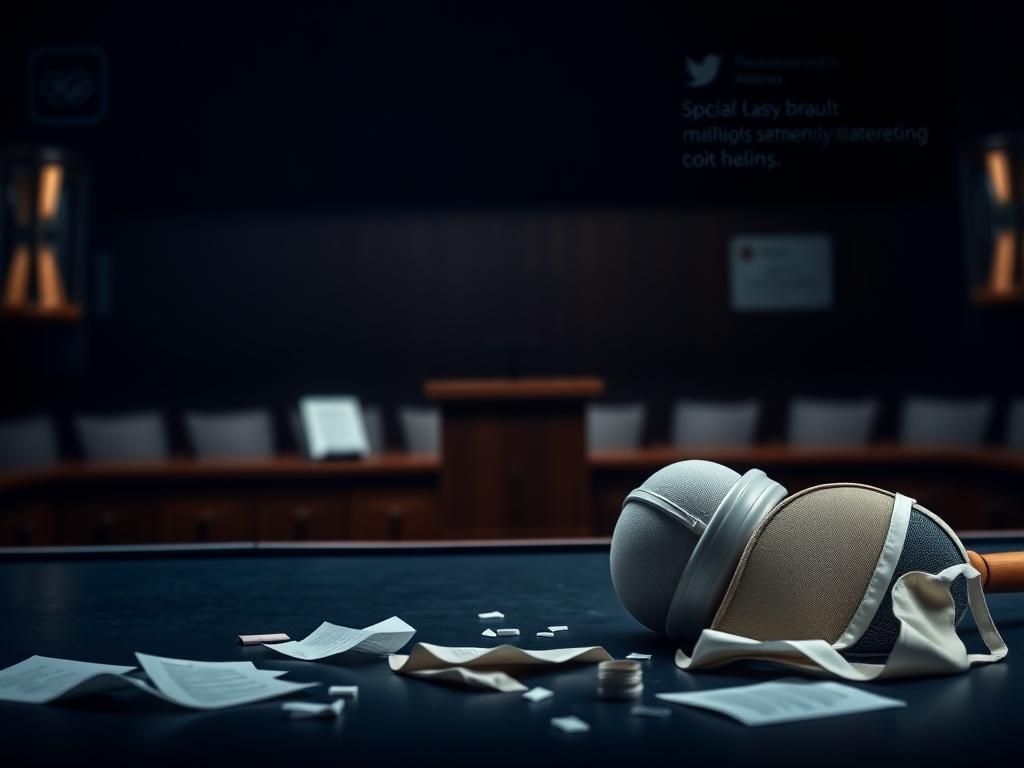 Flick International Empty witness stand at DOGE hearing on transgender athletes in fencing