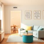 Flick International Cozy apartment living room designed for foster youth support