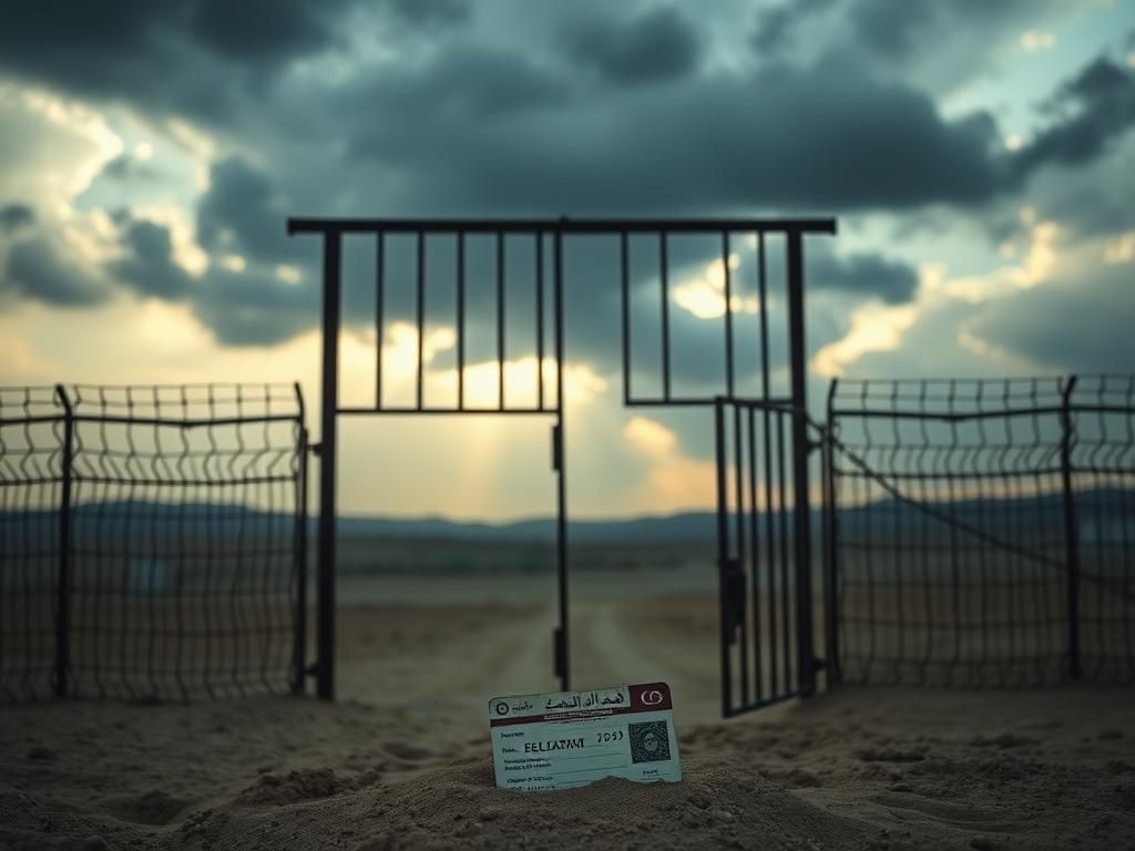 Flick International A rusted prison gate symbolizing the end of incarceration