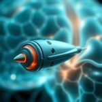 Flick International Close-up view of a rice-sized microrobot designed for brain surgery